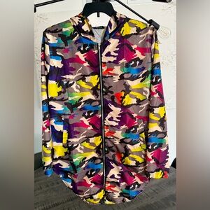 Multicolor Camouflage Performance Jacket